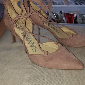 Sam & libby light purple strappy heels